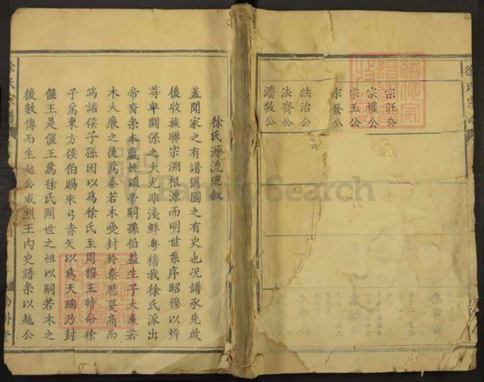 湖北省鄂州市华容区华容镇徐氏南州堂族谱-徐氏宗谱.pdf电子版缩略图