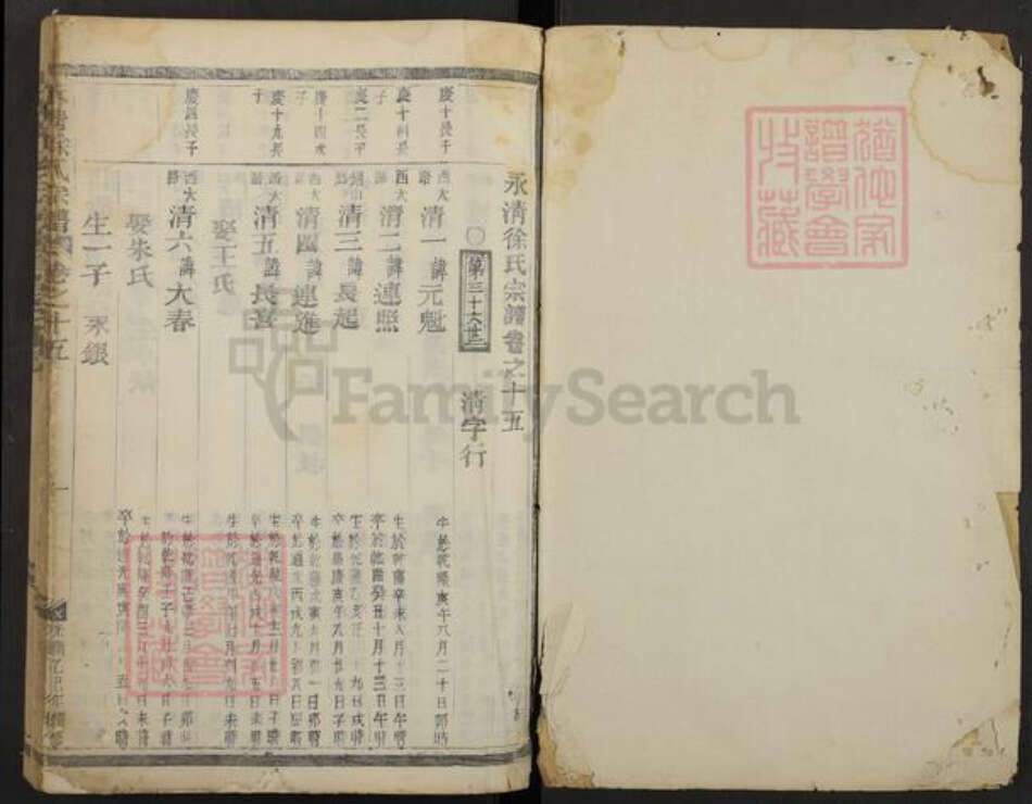 浙江省金华市徐氏族谱-永清徐氏宗谱.pdf电子版预览图1