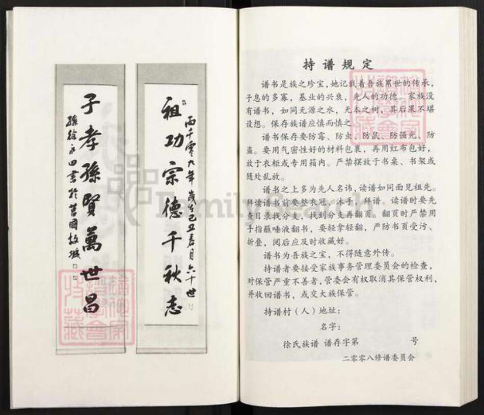 山东省潍坊市安丘市徐氏永思堂族谱-徐氏族谱.pdf电子版预览图3