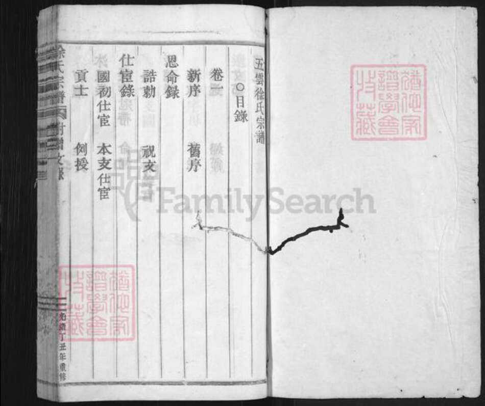 浙江省丽水市缙云县徐氏族谱-徐氏宗谱.pdf电子版预览图1