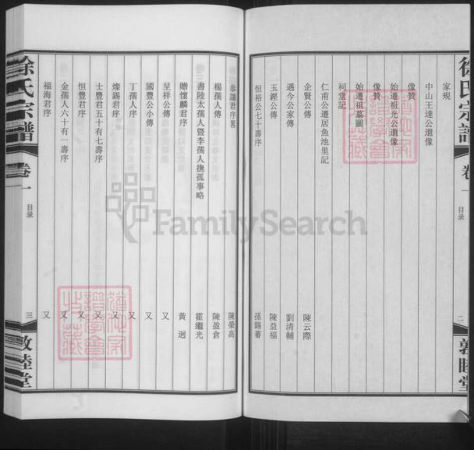 江苏省常州市武进县遥观镇徐氏敦睦堂族谱-徐氏宗谱.pdf电子版预览图3