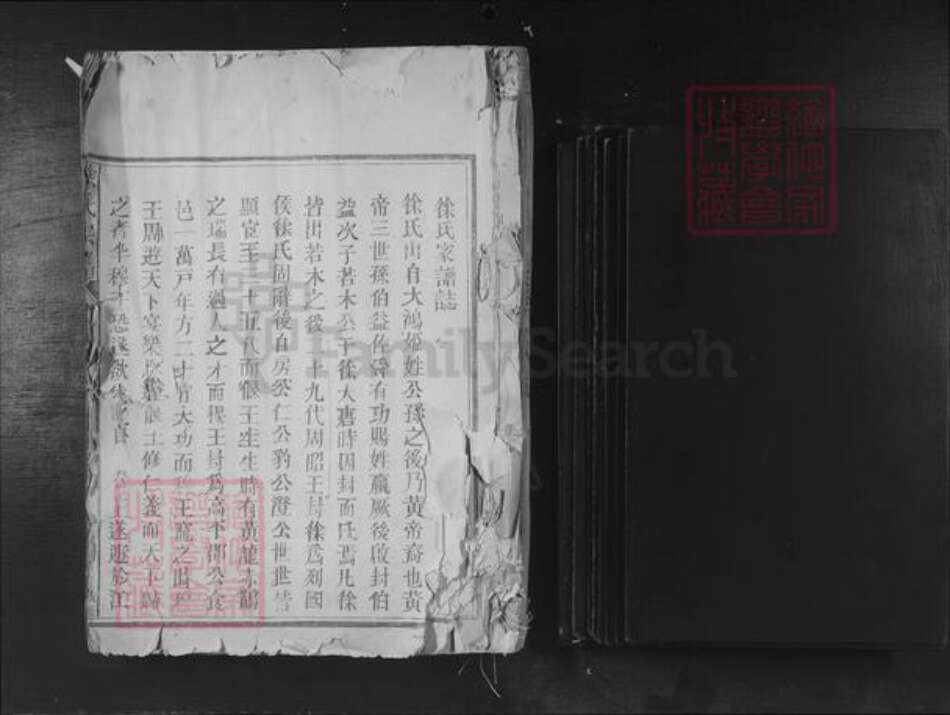 江西省上饶市鄱阳县凰岗镇徐氏族谱-徐氏宗谱.pdf电子版预览图1