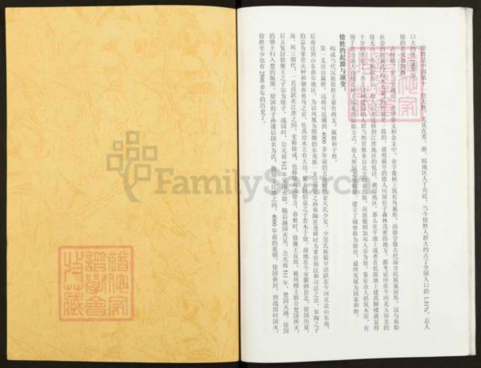 江苏省盐城市阜宁县益林镇徐氏东海堂族谱-徐门家谱.pdf电子版预览图1