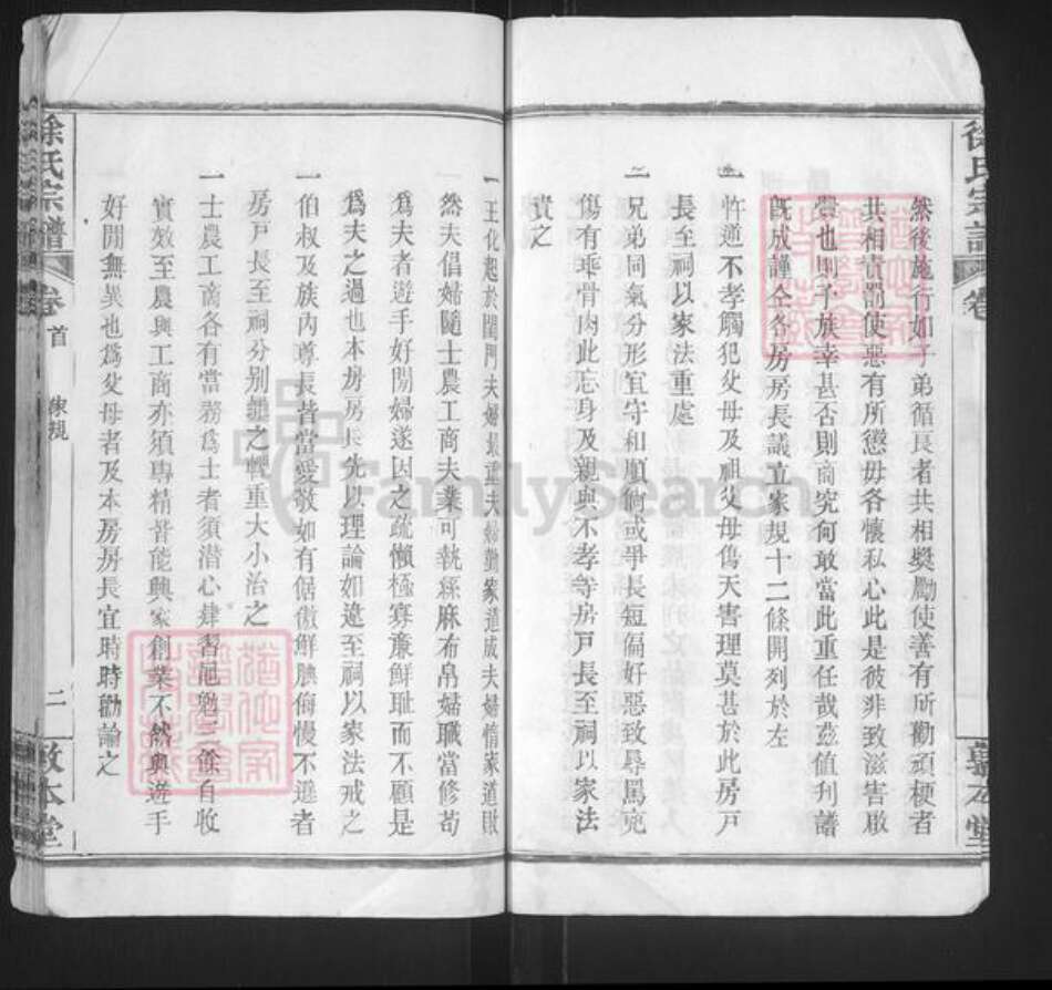 湖北省黄冈市麻城市徐氏敦本堂族谱-徐氏宗谱.pdf电子版预览图4