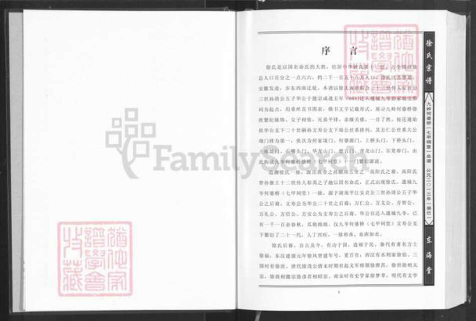 湖北省咸宁市通城县马港镇徐氏东海堂族谱-徐氏宗谱.pdf电子版预览图3