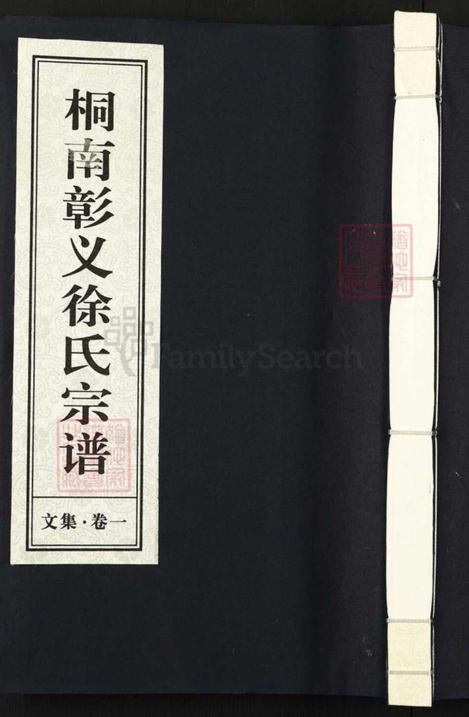 浙江省台州市温岭市温峤镇徐氏永思堂族谱-桐南彰义徐氏宗谱.pdf电子版缩略图