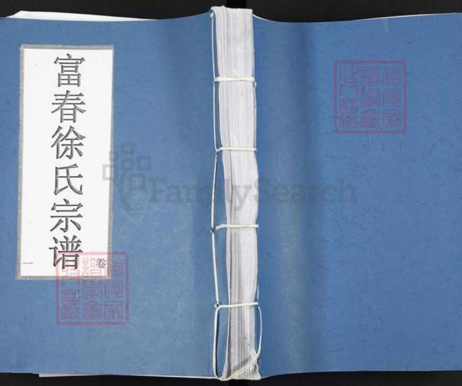 浙江省杭州市富阳徐氏衍庆堂族谱-富春徐氏宗谱.pdf电子版缩略图