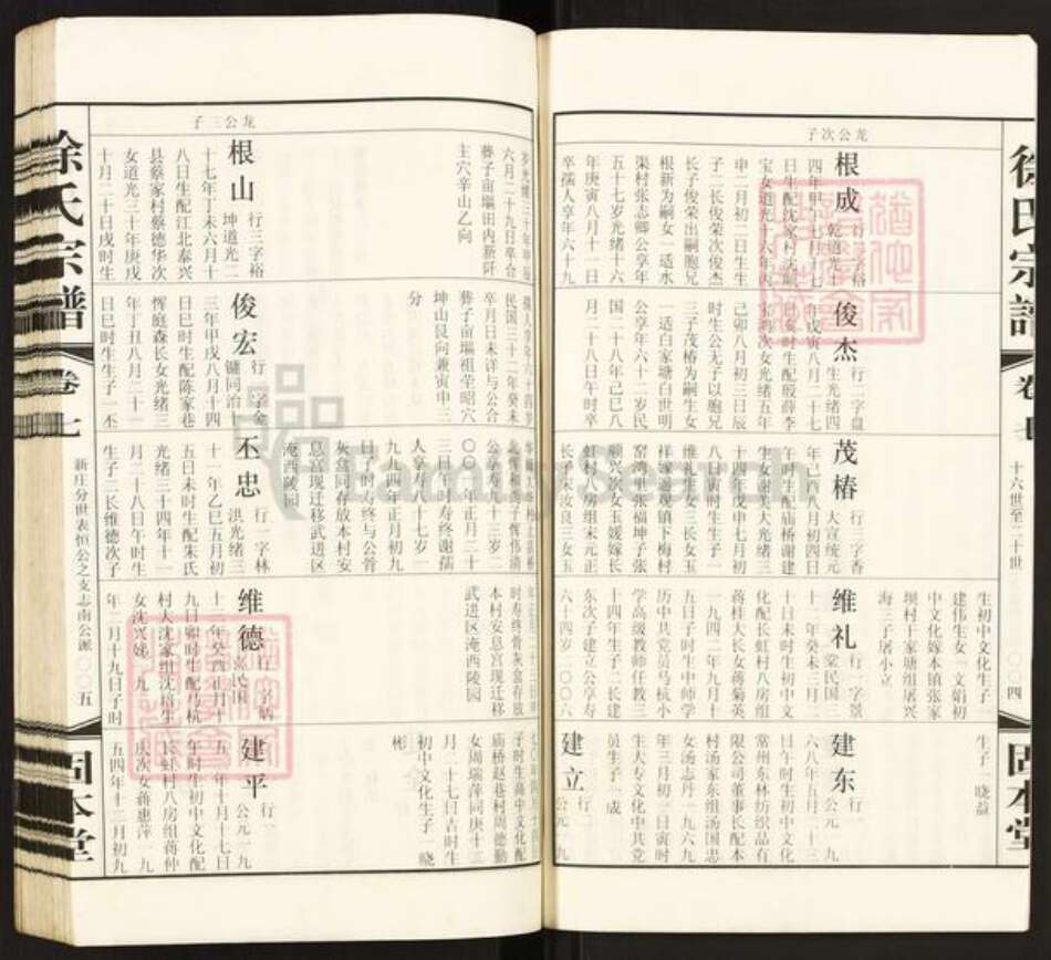 江苏省常州市徐氏固本堂族谱-徐氏宗谱.pdf电子版预览图4