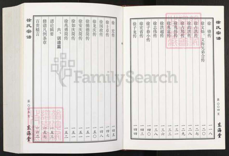 江苏省盐城市建湖县宝塔镇徐氏东海堂族谱-徐氏宗谱.pdf电子版预览图5