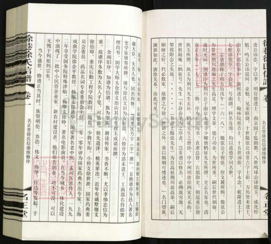 江苏省常州市武进县洛阳镇徐氏名正堂族谱-徐巷徐氏信谱.pdf电子版预览图2