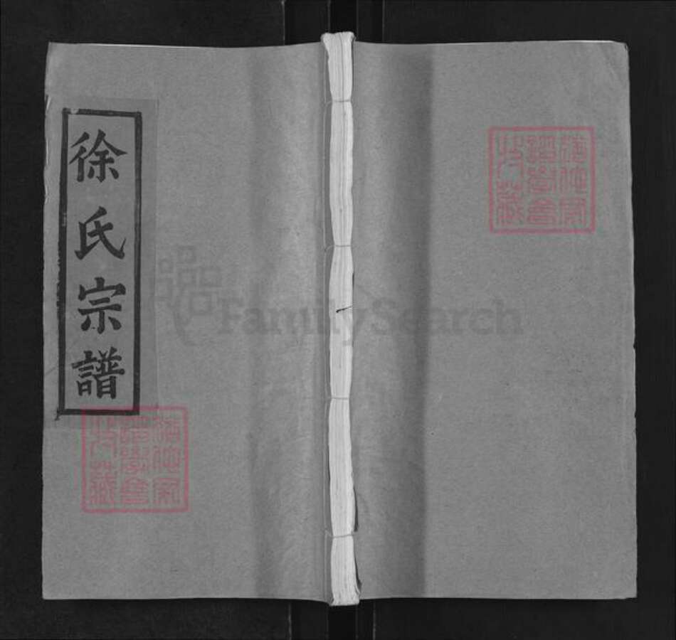 湖北省黄冈市蕲春县徐氏五星堂族谱-徐氏宗谱.pdf电子版缩略图