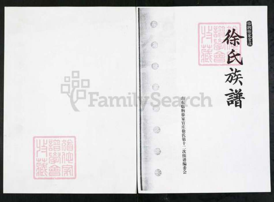 山东省潍坊市临朐县徐氏族谱-临朐徐家官庄徐氏族谱.pdf电子版缩略图