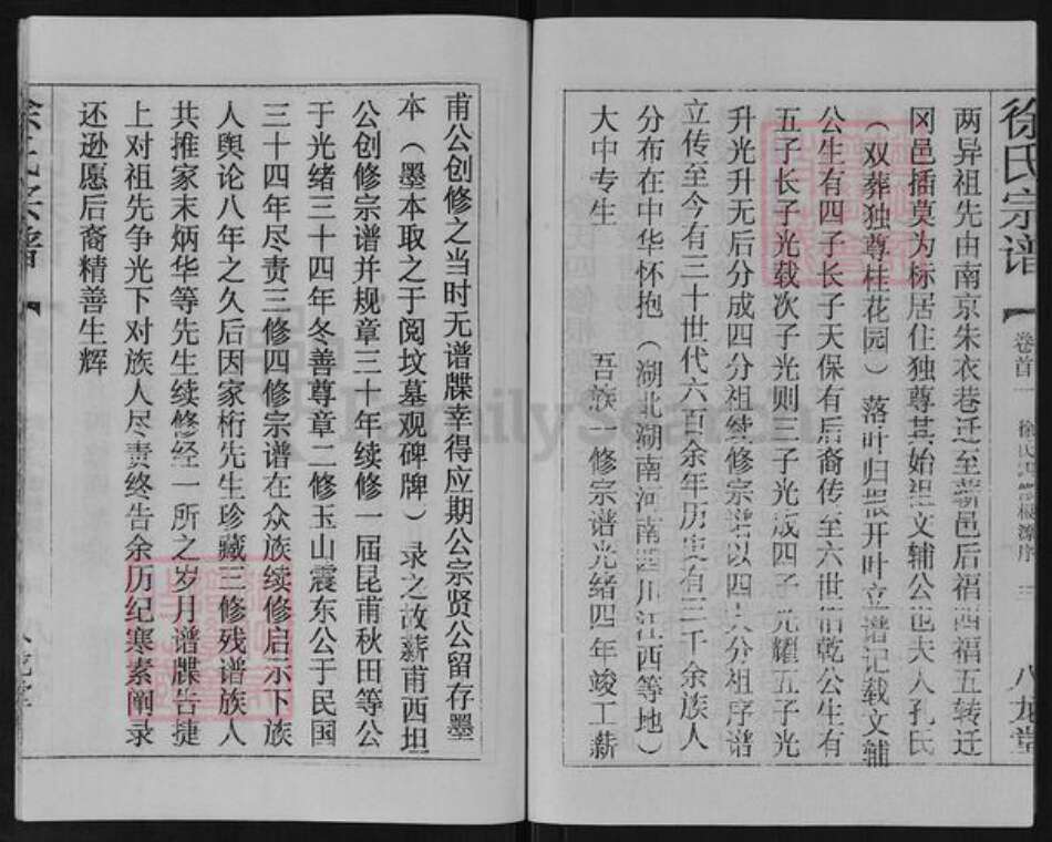 湖北省黄冈市团风县徐氏八龙堂族谱-徐氏宗谱.pdf电子版预览图5