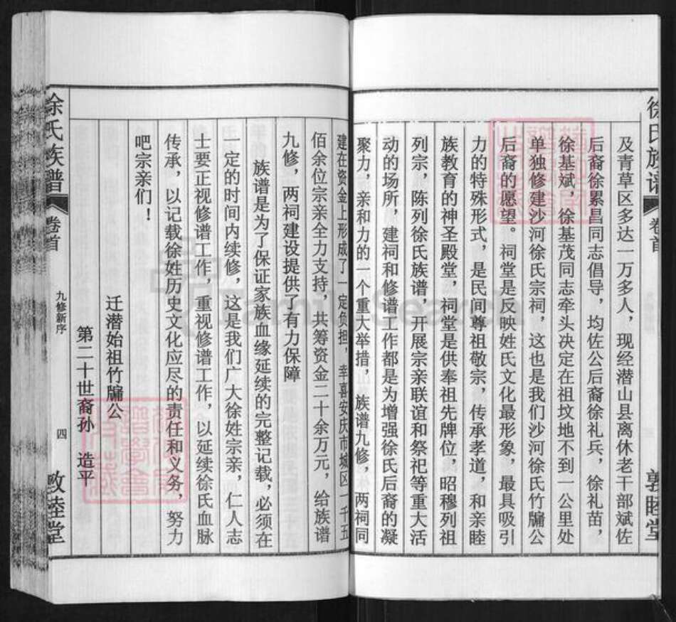 安徽省安庆市潜山市源潭镇徐氏敦睦堂族谱-徐氏族谱.pdf电子版预览图5