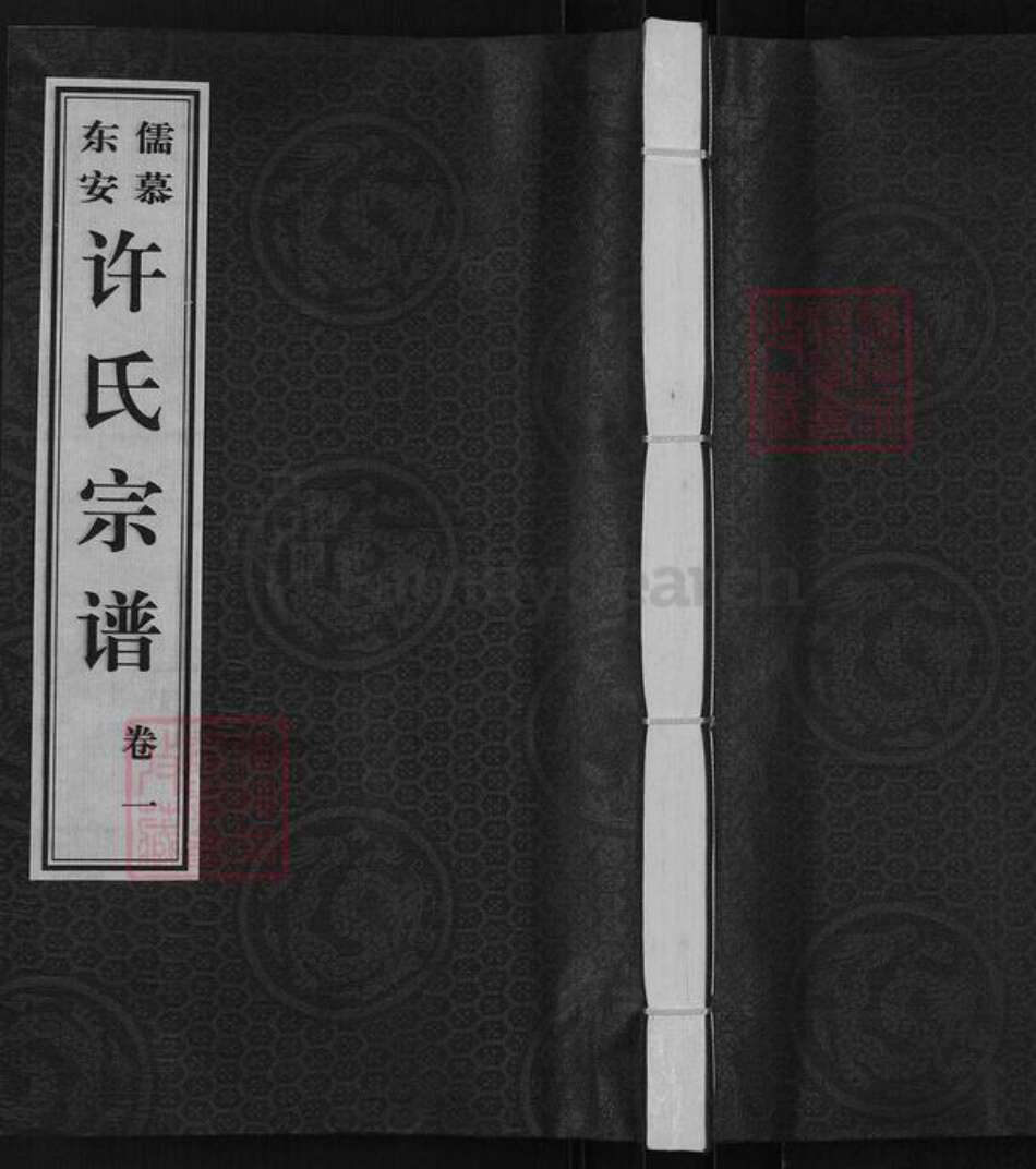 江苏省常州市武进县湟里镇许氏安儒堂族谱-儒慕东安许氏宗谱.pdf电子版缩略图