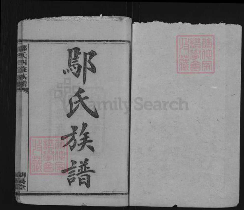 湖南省衡阳市鄢氏明易堂族谱-鄢氏四修族谱.pdf电子版预览图1