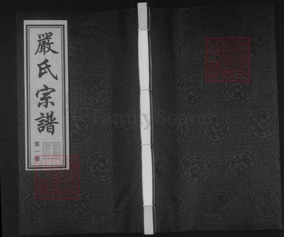 江苏省无锡市江阴市月城镇严氏富春堂族谱-严氏宗谱.pdf电子版缩略图