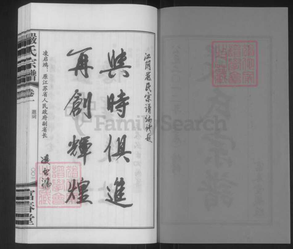 江苏省无锡市江阴市月城镇严氏富春堂族谱-严氏宗谱.pdf电子版预览图2