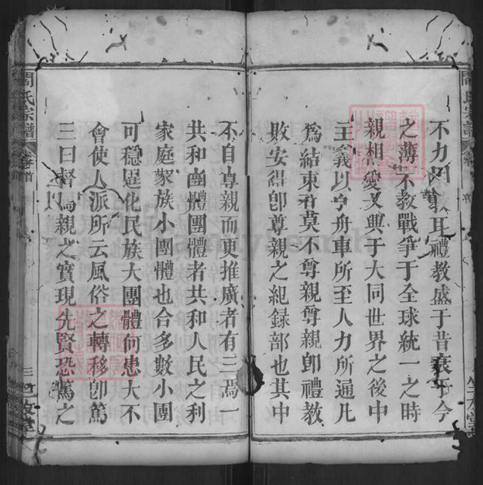 湖北省黄冈市罗田县河铺镇阎氏竺友堂族谱-阎氏宗谱.pdf电子版预览图3