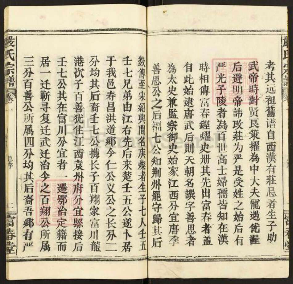 浙江省杭州市建德市寿昌镇严氏富春堂族谱-严氏宗谱.pdf电子版预览图2