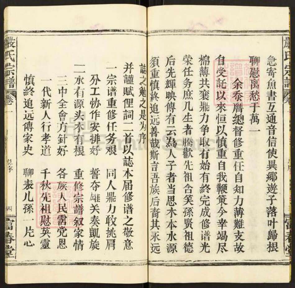 浙江省杭州市建德市寿昌镇严氏富春堂族谱-严氏宗谱.pdf电子版预览图4