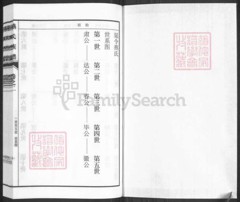 山东省潍坊市青州市燕氏范阳堂族谱-燕氏族谱.pdf电子版预览图1