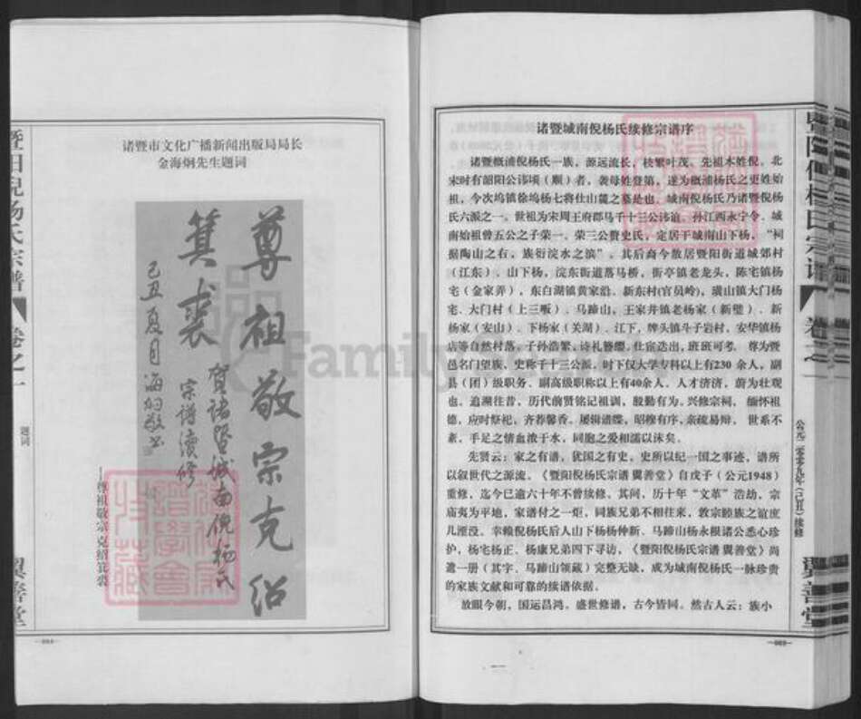 浙江省绍兴诸暨市暨阳街道杨氏翼善堂族谱-暨阳倪杨氏宗谱.pdf电子版预览图4