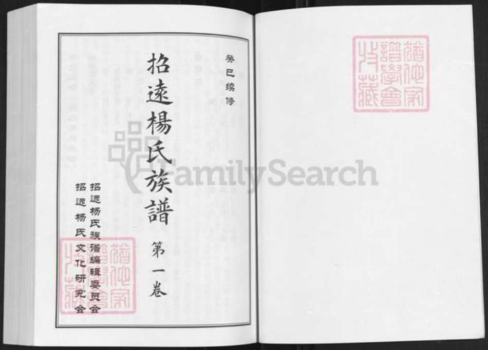 山东省烟台市招远市罗峰街道杨氏族谱-招远杨氏族谱.pdf电子版预览图1