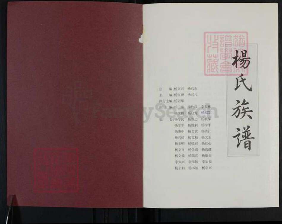 河南省周口市商水县黄寨镇杨氏四知堂族谱-杨氏族谱.pdf电子版预览图1