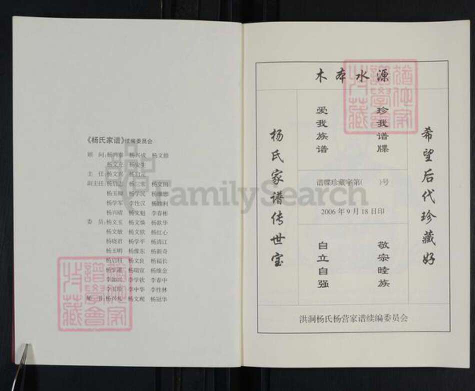 河南省周口市商水县黄寨镇杨氏四知堂族谱-杨氏族谱.pdf电子版预览图2