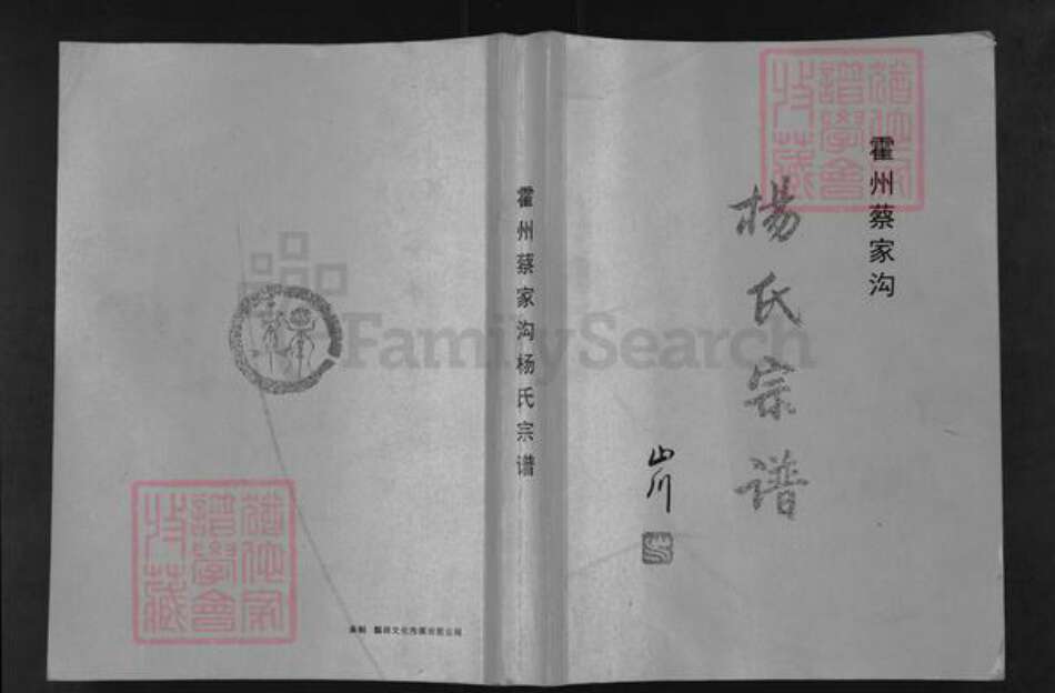 山西省临汾市霍州市师庄乡杨氏族谱-霍州蔡家沟杨氏宗谱.pdf电子版缩略图