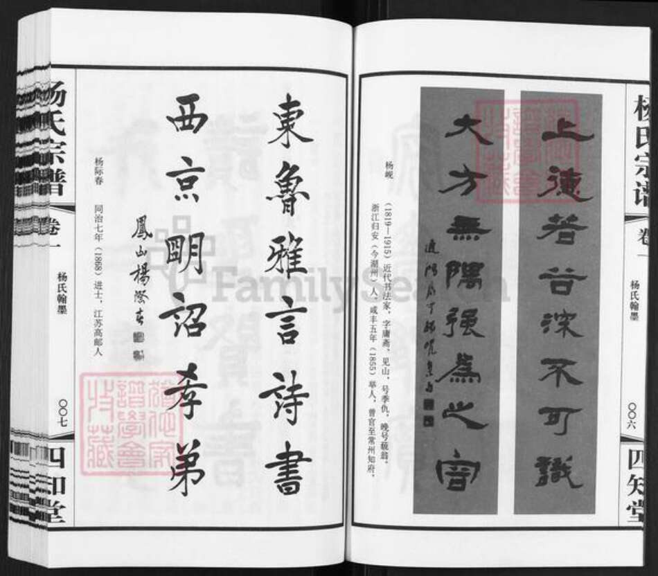 江苏省常州市武进县杨氏四知堂族谱-芳山杨氏宗谱.pdf电子版预览图4