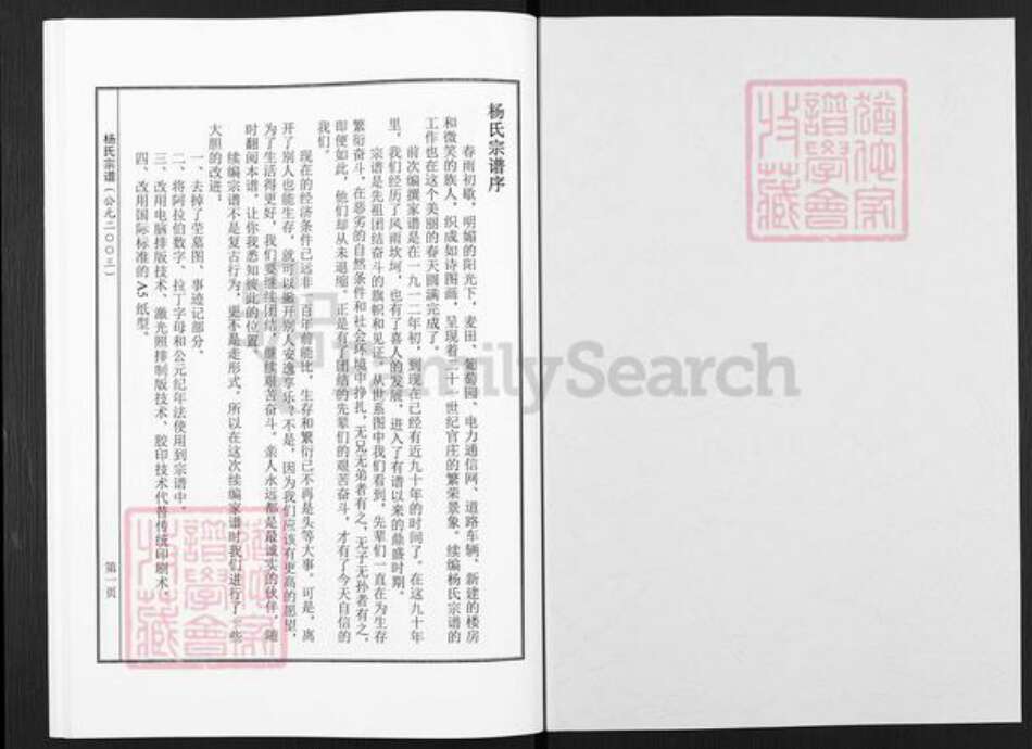 河南省洛阳市偃师市缑氏镇杨氏族谱-杨氏宗谱.pdf电子版预览图1