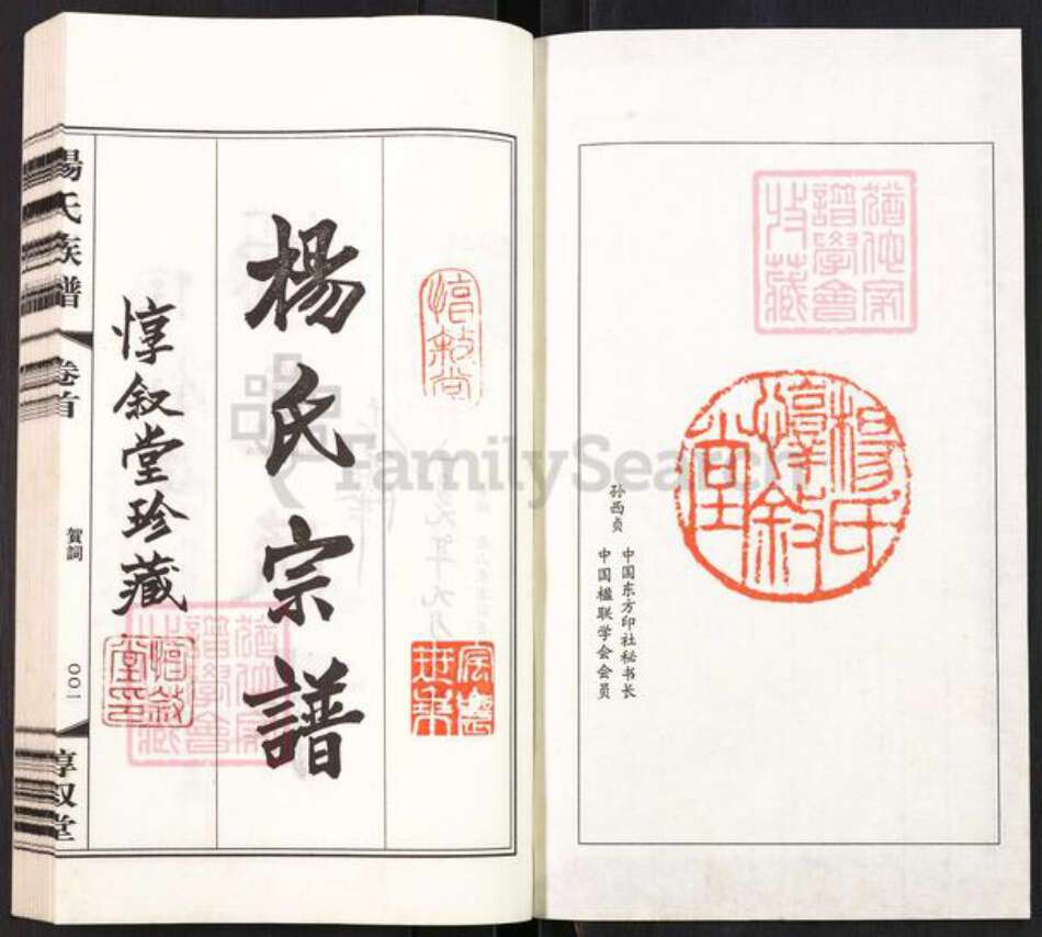 江苏省常州市武进县杨氏惇叙堂族谱-毘陵西崦杨氏宗谱.pdf电子版预览图1