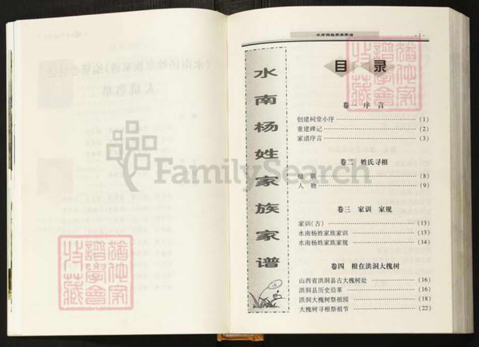 陕西省延安市宜川县杨氏族谱-水南杨姓家族家谱.pdf电子版预览图1
