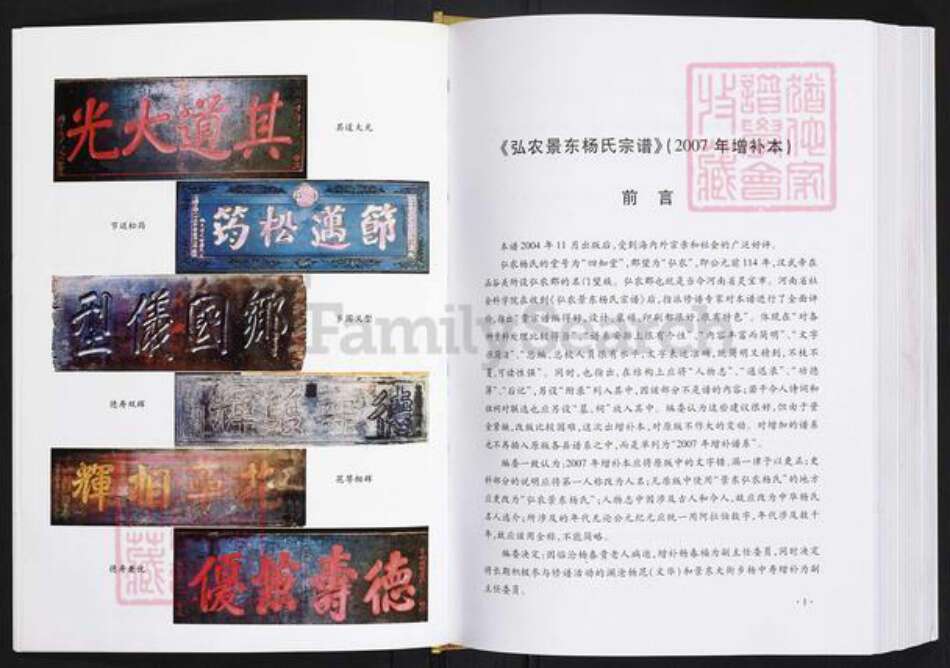 云南省普洱杨氏四知堂族谱-弘农景东杨氏宗谱.pdf电子版预览图1