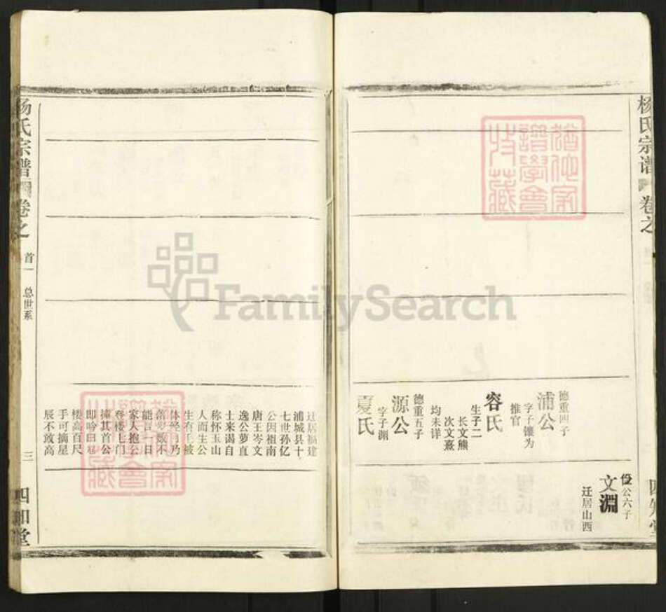 湖北省武汉市新洲区杨氏四知堂族谱-杨氏宗谱.pdf电子版预览图3