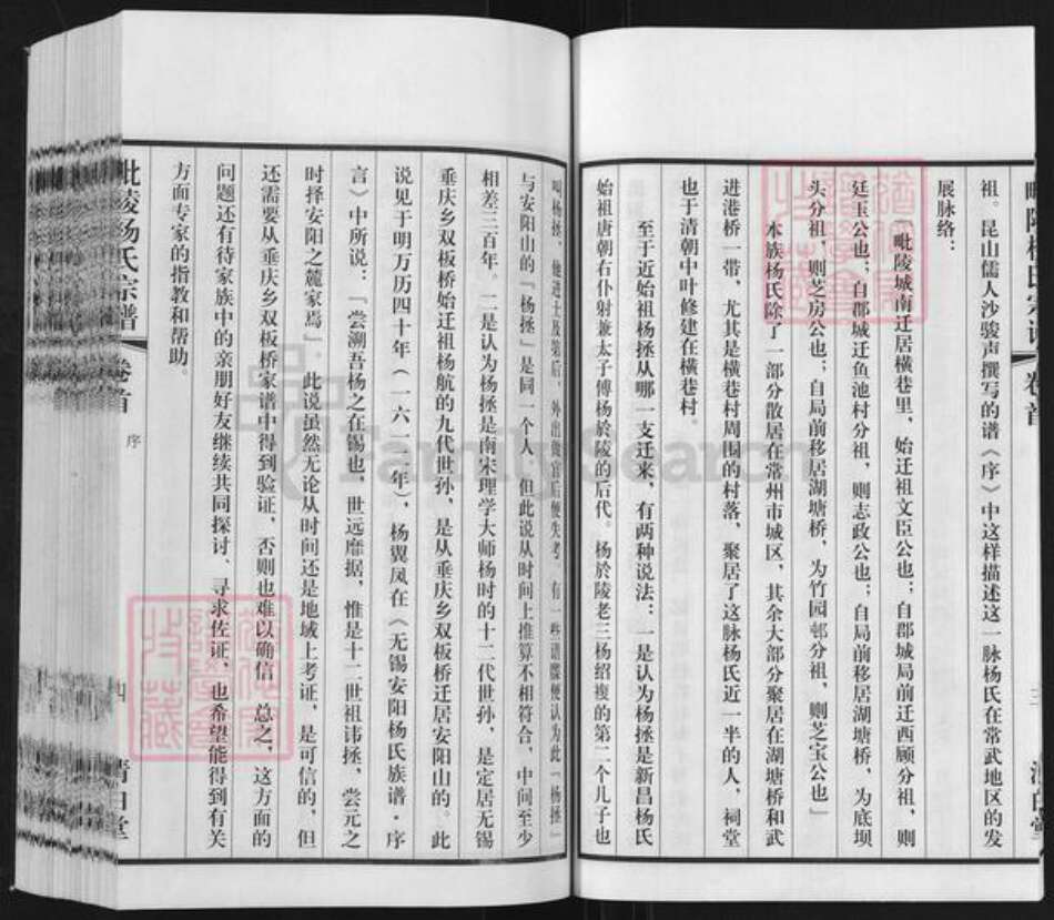 江苏省常州市天宁区杨氏清白堂族谱-毗陵杨氏宗谱.pdf电子版预览图4