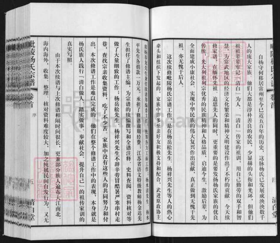 江苏省常州市天宁区杨氏清白堂族谱-毗陵杨氏宗谱.pdf电子版预览图5