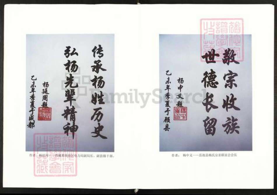 四川省广安市岳池县杨氏四知堂族谱-岳池县杨氏族谱.pdf电子版预览图2