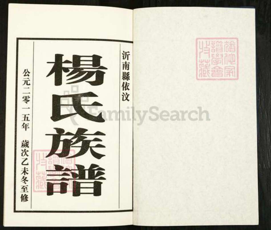 山东省临沂市沂南县依汶镇杨氏族谱-依汶杨氏族谱.pdf电子版预览图1