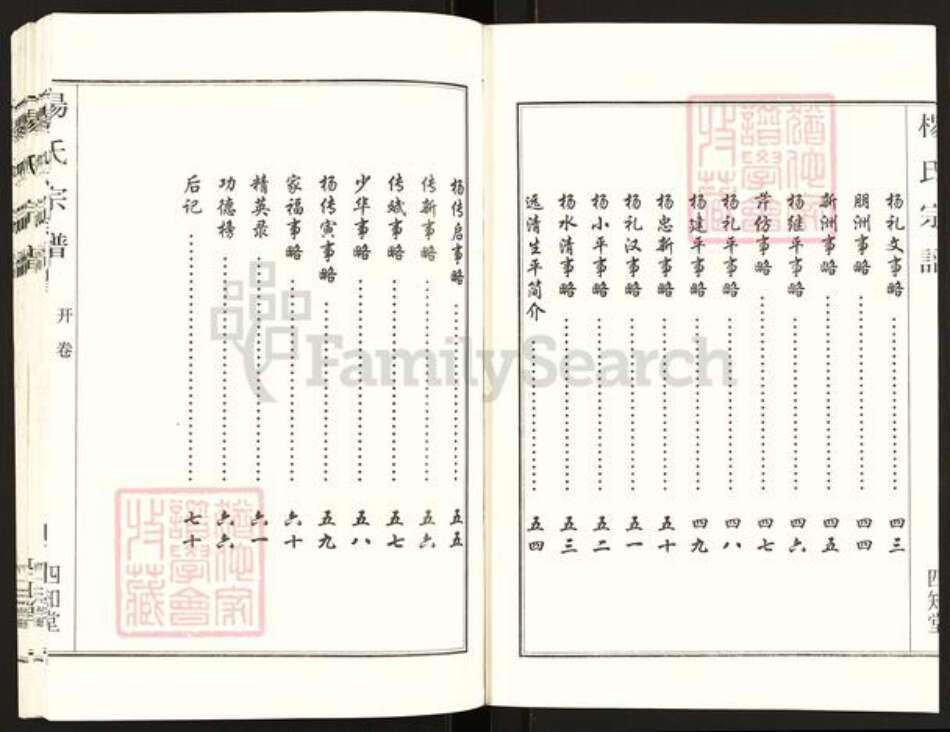 湖北省孝感市汉川市马口镇杨氏四知堂族谱-杨氏宗谱.pdf电子版预览图3