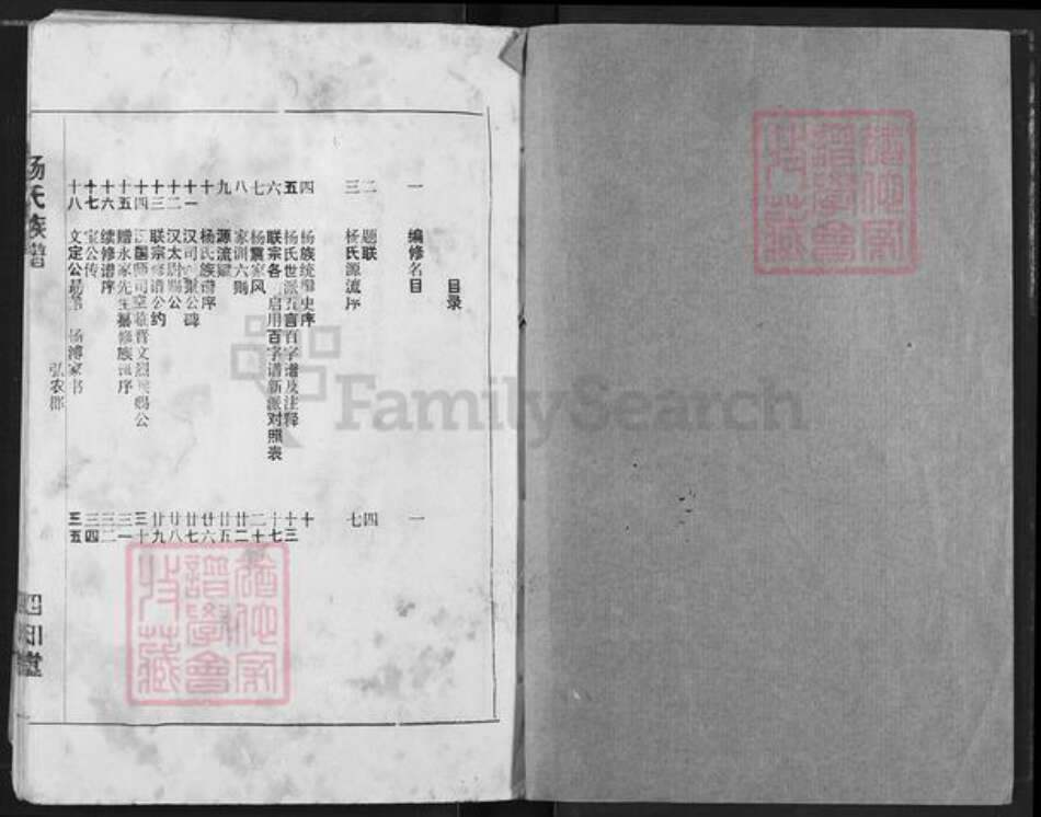 湖北省荆州市监利县杨氏四知堂族谱-杨氏族谱.pdf电子版预览图1