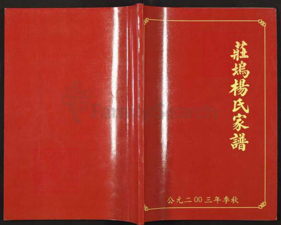 山东省临沂市兰陵县庄坞镇山东省济宁市梁山县杨；杨氏族谱-庄坞杨氏家谱.pdf电子版缩略图