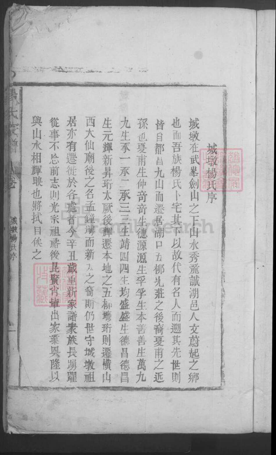 江西省九江市湖口县杨氏族谱-杨氏家谱 [不分卷].pdf电子版预览图3