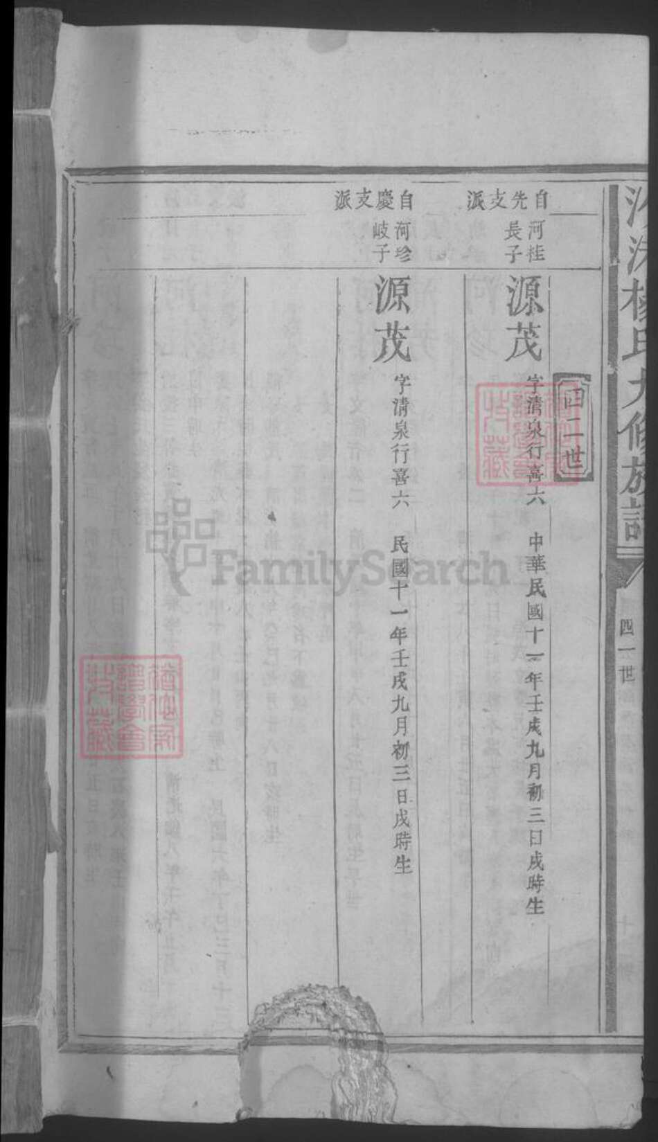 江西省抚州市临川区杨氏族谱-抚州沙港杨氏九修族谱 [不分卷].pdf电子版预览图1