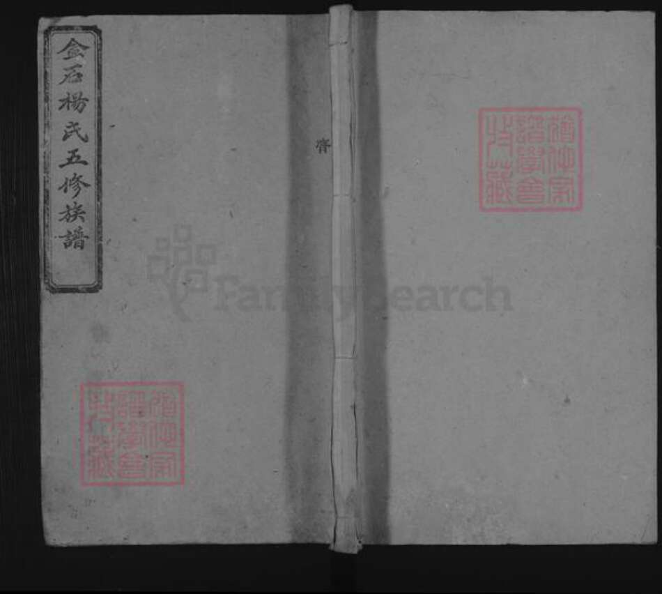 湖南省湘潭市湘乡市湘乡杨氏族谱-杨氏五修族谱 [4卷].pdf电子版缩略图