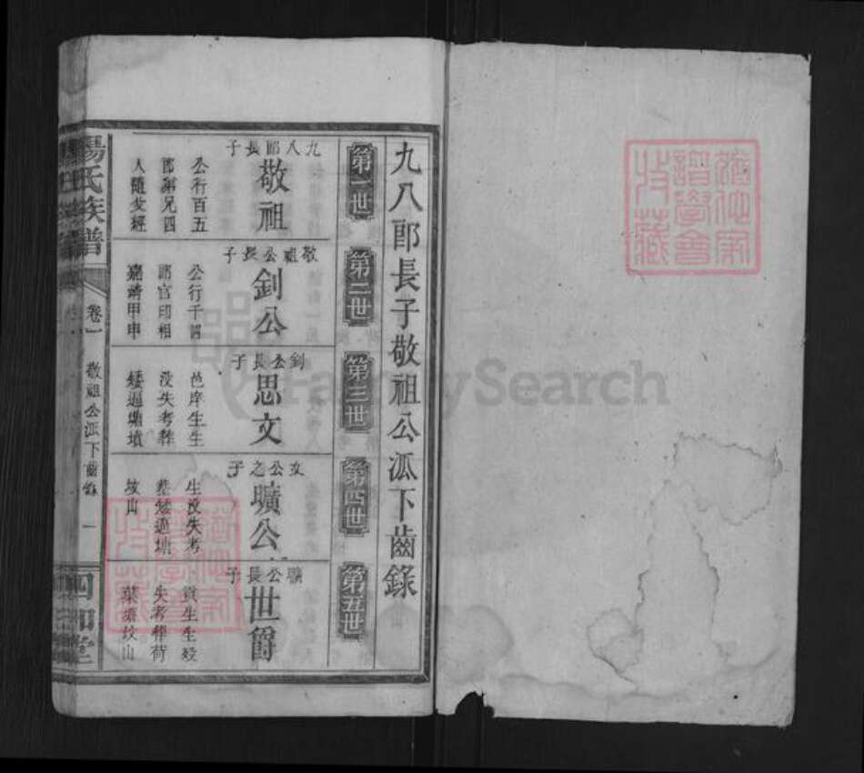 湖南省永州市杨氏四知堂族谱-杨氏族谱.pdf电子版预览图1