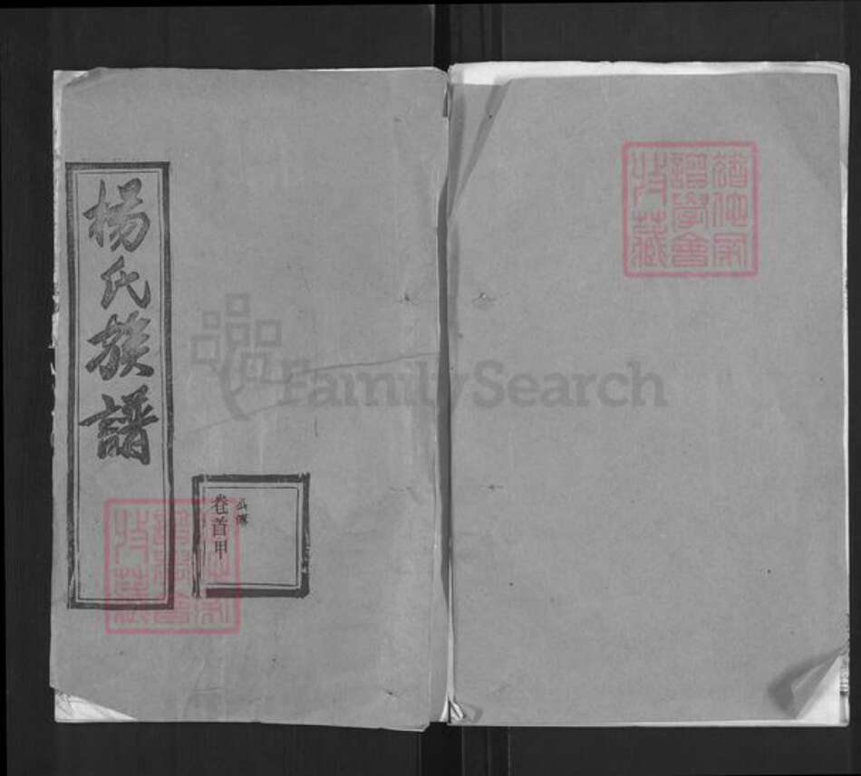 湖北省黄冈市红安县杨氏四知堂族谱-杨氏族谱.pdf电子版缩略图