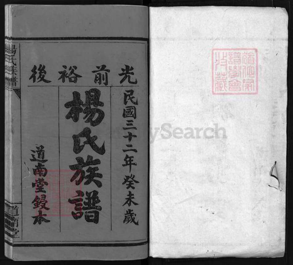 湖南省邵阳市隆回县沅江杨氏道南堂族谱-杨氏族谱 [6卷,首4卷].pdf电子版预览图2